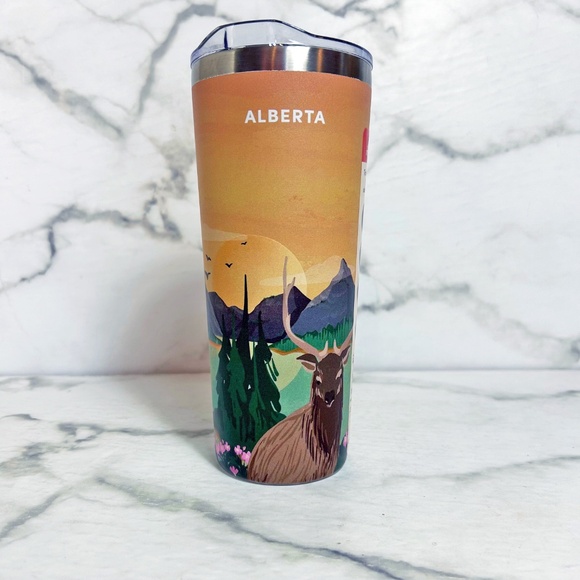 Tim Hortons Other - NEW Tim Hortons Alberta Canada Collection Stainless Steel Travel Mug